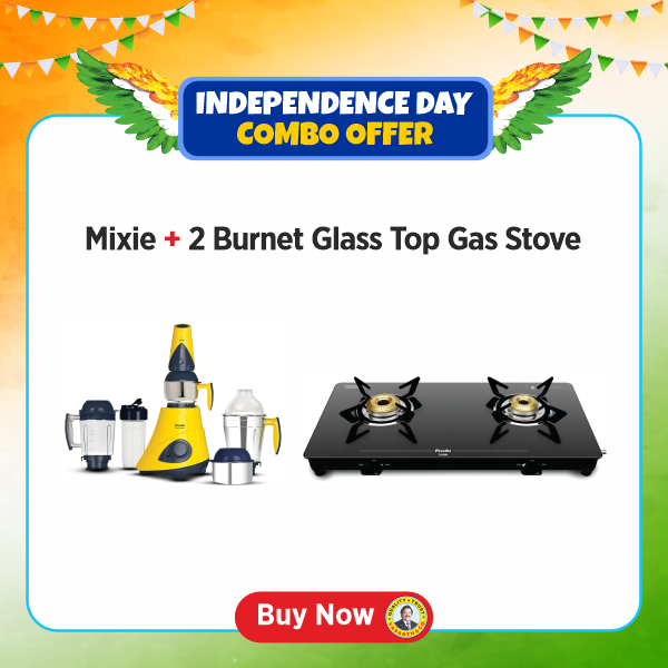 Buy Preethi GT Luxe 2B Gas Stove - Vasanth & Co