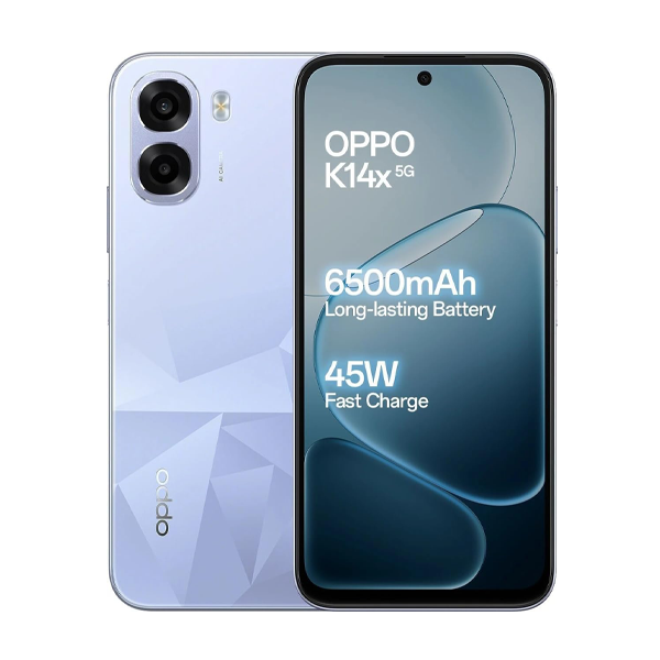 Buy Oppo K14X 4 GB RAM 64 GB 5G Lcy Blue Mobile Phone - Vasanth and Co