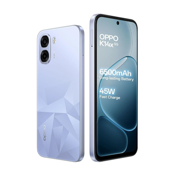 Buy Oppo K14X 4 GB RAM 64 GB 5G Lcy Blue Mobile Phone - Vasanth and Co