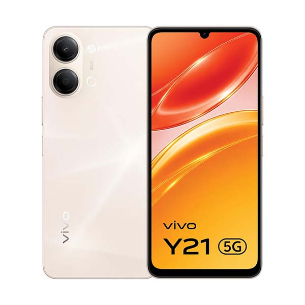 Buy Vivo Y21 4 GB RAM 64 GB 5G Straw Gold Mobile Phone - Vasanth and Co