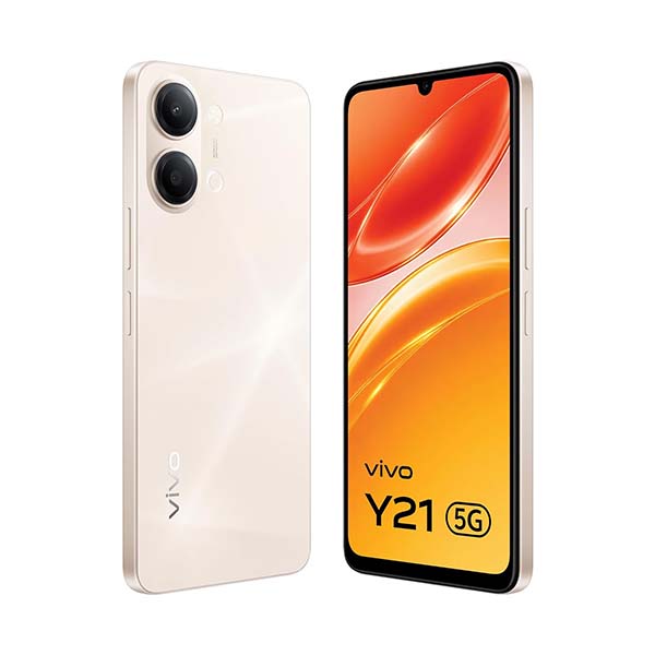 Buy Vivo Y21 4 GB RAM 64 GB 5G Straw Gold Mobile Phone - Vasanth and Co