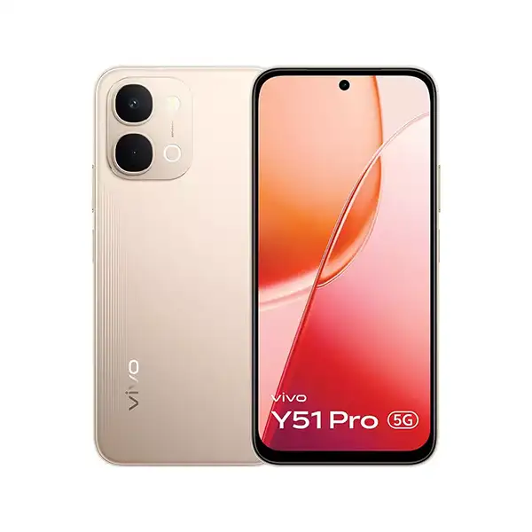 Buy Vivo Y51 Pro 8 GB RAM 256 GB 5G Golden Mist Mobile Phone - Vasanth and Co
