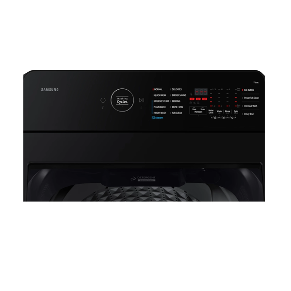 Buy Samsung 10 kg 5 Star WA40F10H2CTL with In-built Heater Black Fully Automatic Top Load Washing Machine - Vasanth and Co