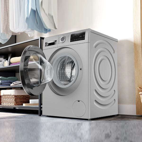 Buy Bosch 12 Kg Washer 7 Kg Dryer 5 Star WNA2740SIN with In-built Heater Silver Fully Automatic Front Load Washer Dryer Machine - Vasanth and Co