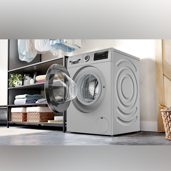 Buy Bosch 10 Kg Series 6 WGA254ISIN 1400 RPM Silver Fully Automatic Front Load Washing Machine - Vasanth and Co