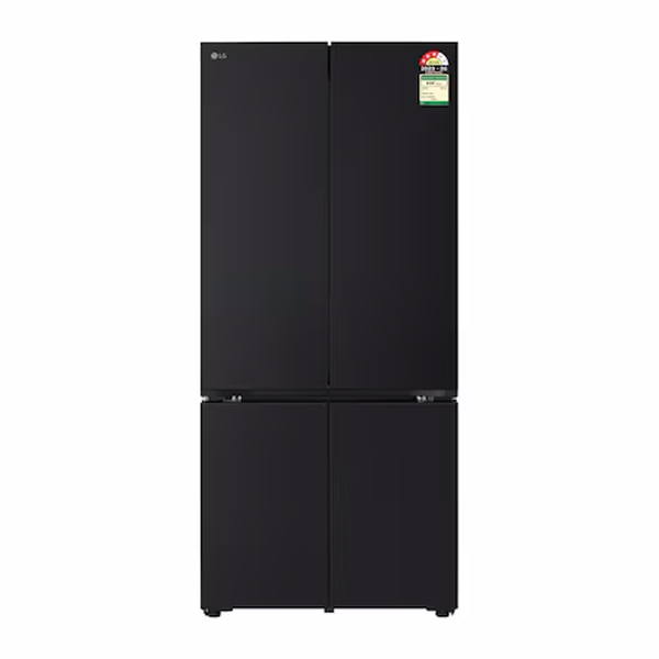 Buy LG 574L 3 Star GV-B23FFGMB Black Mirror Wifi Convertible Hygiene Fresh+ French Door Refrigerator - Vasanth and Co