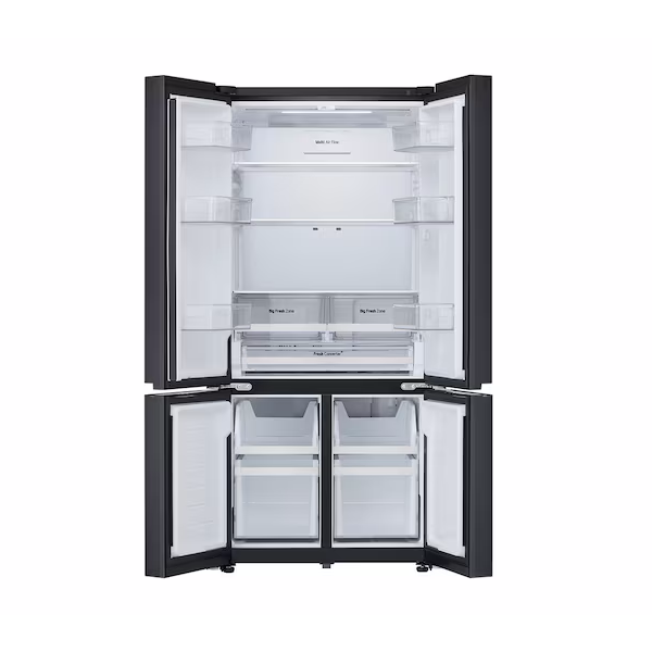 Buy LG 574L 3 Star GV-B23FFGMB Black Mirror Wifi Convertible Hygiene Fresh+ French Door Refrigerator - Vasanth and Co