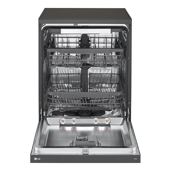 Buy LG DFB435FM Matte Black 15 Place Setting with TrueSteam Technology Auto Open Door Dishwasher - Vasanth and Co