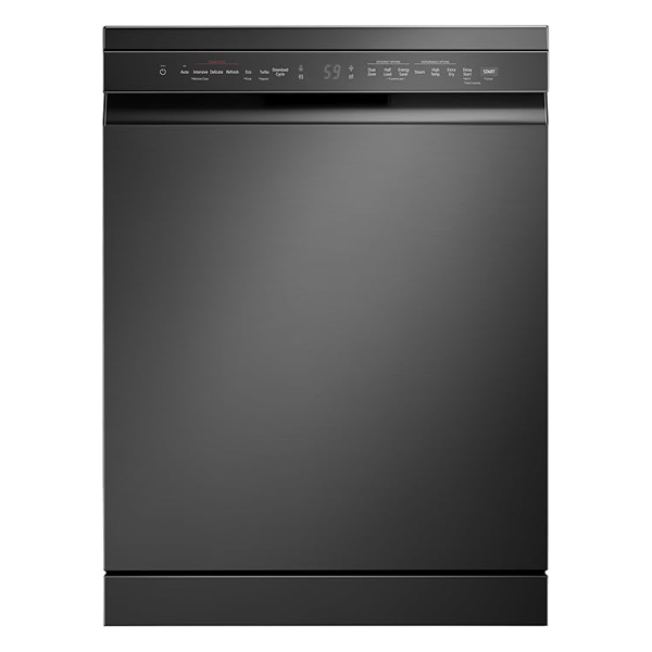 Buy LG DFB435FM Matte Black 15 Place Setting with TrueSteam Technology Auto Open Door Dishwasher - Vasanth and Co