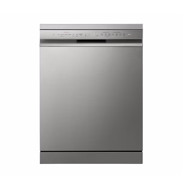 Buy LG DFB435FV Prime Silver 15 Place Setting with TrueSteam Technology QuadWash Auto Open Door Dishwasher - Vasanth and Co