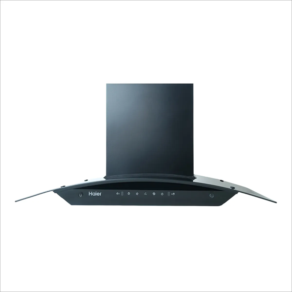 Buy Haier 60cm 1500 m3/hr HIH-G1600-IN Black Auto Clean Filterless Chimney - Vasanth and Co