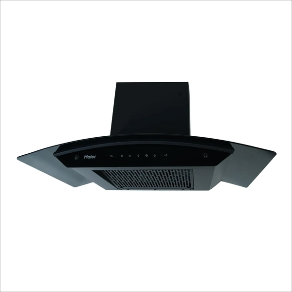 Buy Haier 60cm 1500 m3/hr HIH-G1600-IN Black Auto Clean Filterless Chimney - Vasanth and Co