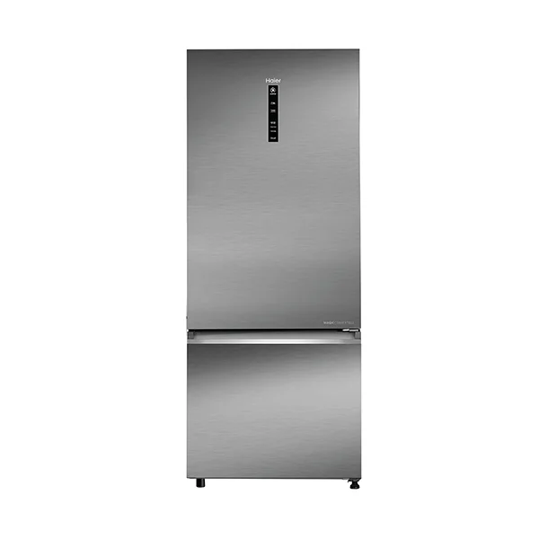 Buy Haier 445L 1 Star HRB-4951BISA-P Inox Steel Bottom Mount Refrigerator - Vasanth and Co