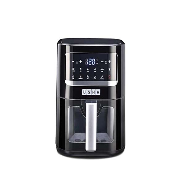 Buy Usha 1350W 4.5L Black iChef Smart Digital Air Fryer with Touch Panel - Vasanth and Co