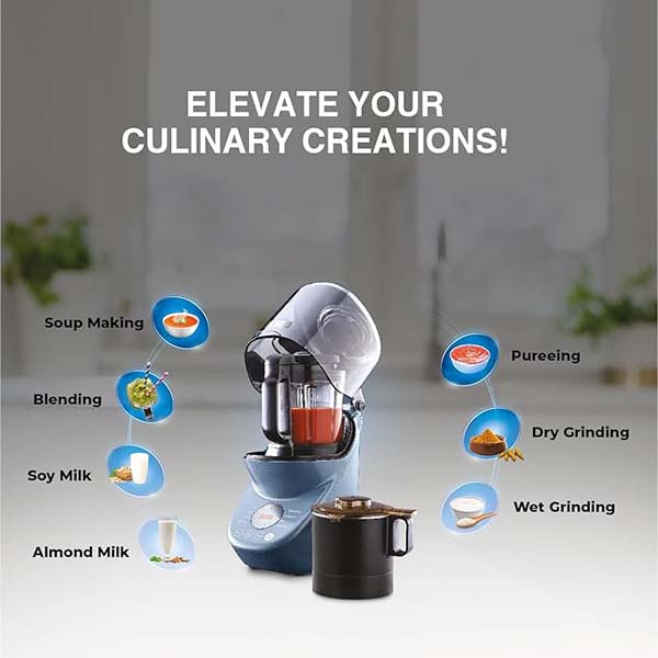 Buy Usha 1000W iChef Blue Blender with Dry & Wet Grinding Online - Vasanth & Co