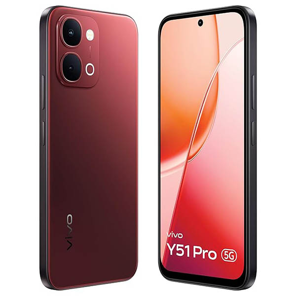 Buy Vivo Y51 Pro 8GB 256GB Crimson Red Mobile Phone Online - Vasanth and Co