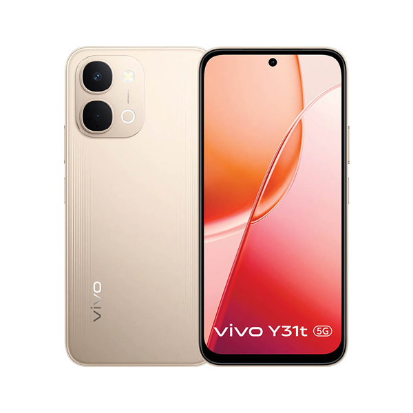 Buy Vivo Y31T 5G 6GB 128GB Golden Mist Mobile Phone Online - Vasanth and Co