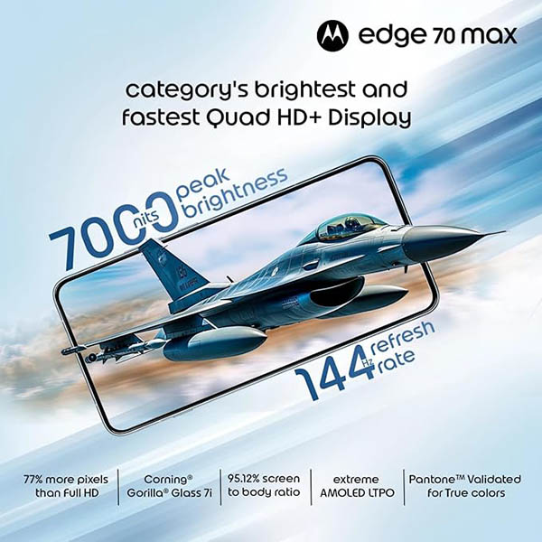 Buy Motorola Edge 70 Max 5G 12GB 256GB Pantone Urban Olive Mobile Phone Online - Vasanth and Co