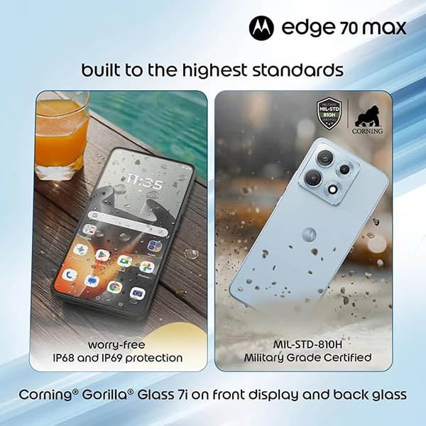 Buy Motorola Edge 70 Max 5G 12GB 256GB Pantone Urban Olive Mobile Phone Online - Vasanth and Co