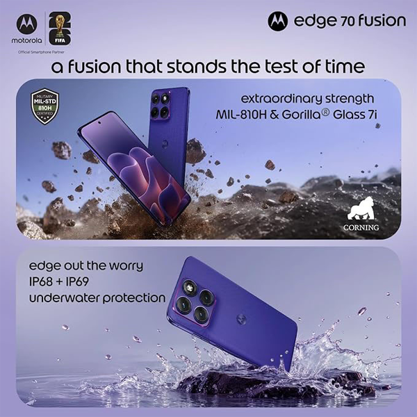 Buy Motorola Edge 70 Fusion 5G 8GB 128GB Pantone Orient Blue Mobile Phone Online - Vasanth and Co