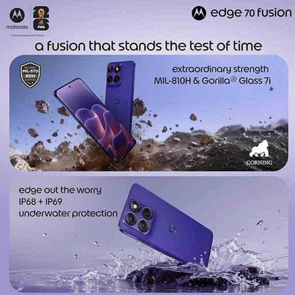Buy Motorola Edge 70 Fusion 5G 8GB 128GB Pantone Orient Blue Mobile Phone Online - Vasanth and Co
