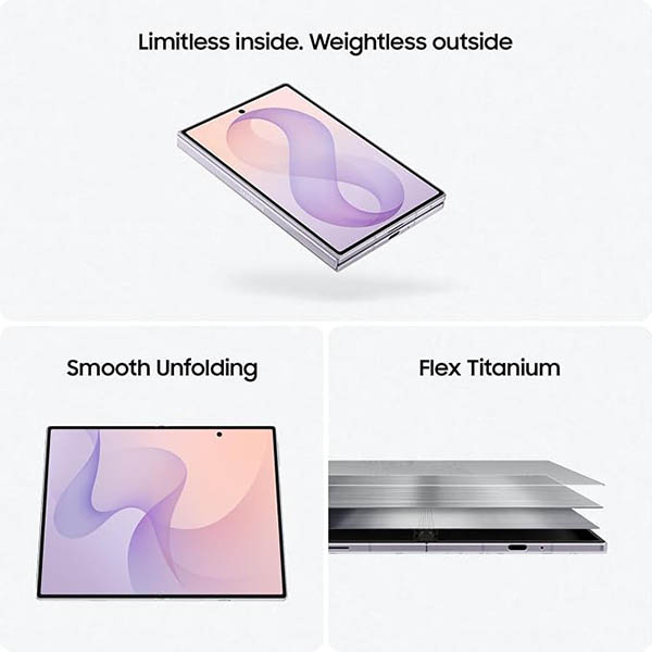 Buy Samsung Galaxy Z Fold8 5G 12GB 256GB Lavender Mobile Phone Online - Vasanth and Co