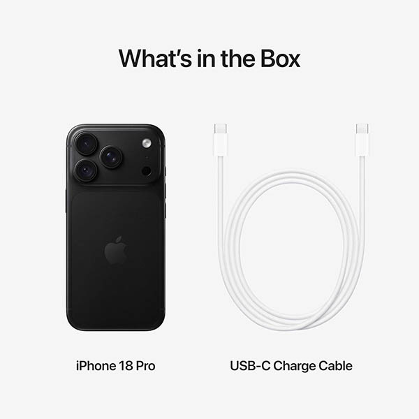 Buy Apple iPhone 18 Pro Max 256GB MJXN4HN/A Black Mobile Phone Online - Vasanth and Co