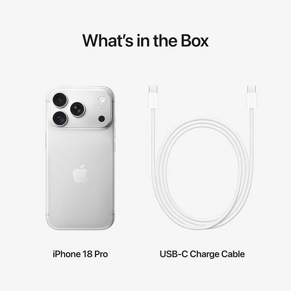 Buy Apple iPhone 18 Pro 256GB MJRQ4HN/A Silver Mobile Phone Online - Vasanth and Co