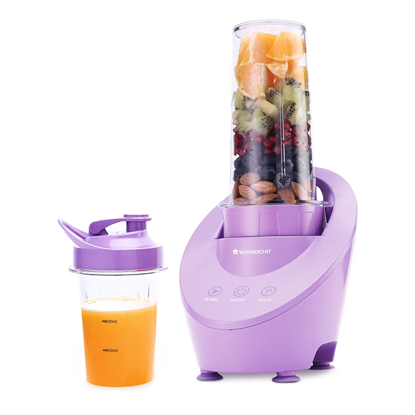 Buy Wonderchef 2 Jar Magneto Purple Blender Portable Online - Vasanth and Co