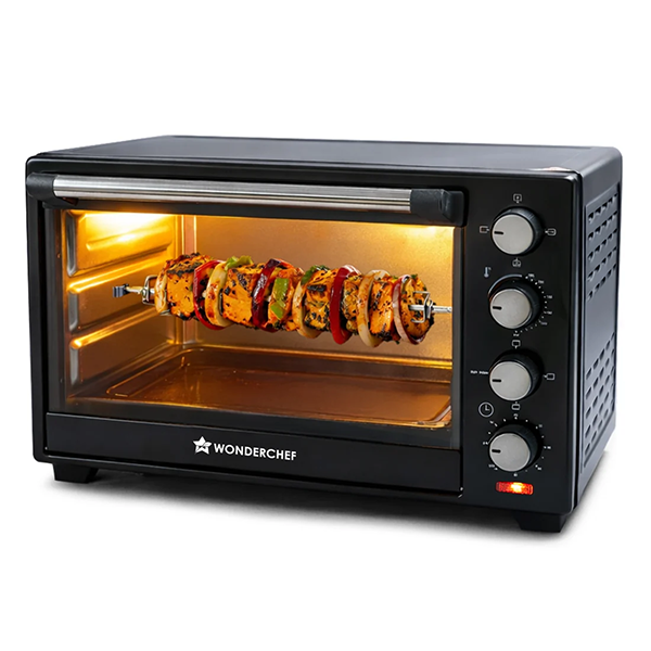 Buy Wonderchef 28 L Black Oven Toaster Griller Online - Vasanth and Co