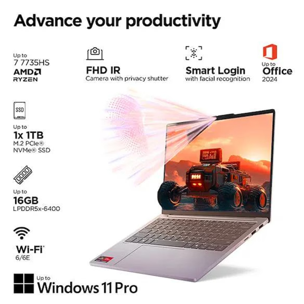 Buy Lenovo IdeaPad Slim 5 AMD Ryzen 7 16GB RAM 512GB SSD 83J2006BIN Laptop Online - Vasanth and Co