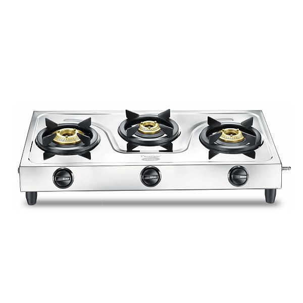 Buy Prestige Prime Jumbo 3B Stainless Steel Manual Gas Stove - Vasanth and Co
