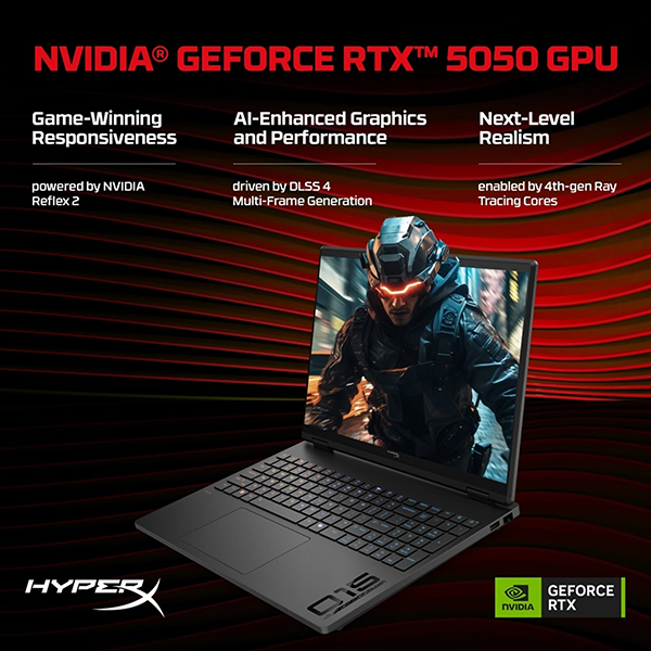 Buy HP HyperX Omen Intel Core 7 240H (24 GB/1 TB SSD/Windows 11 Home/8 GB Graphics/NVIDIA GeForce RTX 5050) 15-GA0054TX Gaming Laptop - Vasanth and Co