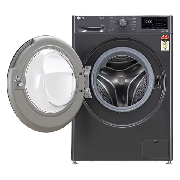 Buy LG 6.5 Kg 5 Star FHV1265Z2M Fully Automatic Front Load Washing Machine - Vasanth and Co