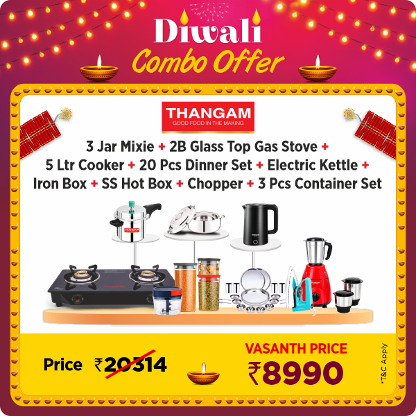 Buy Thangam GT Prime 2 Burner Gas Stove - Vasanth and Co