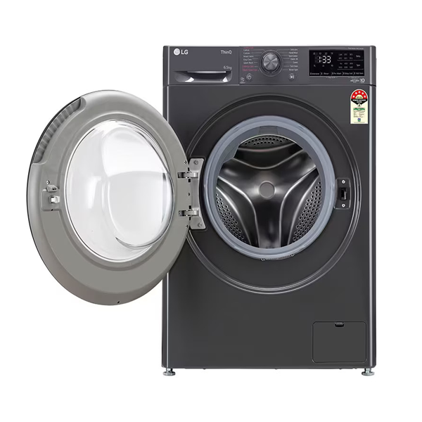Buy LG 6.5 Kg 5 Star FHV1265Z2M Fully Automatic Front Load Washing Machine - Vasanth and Co