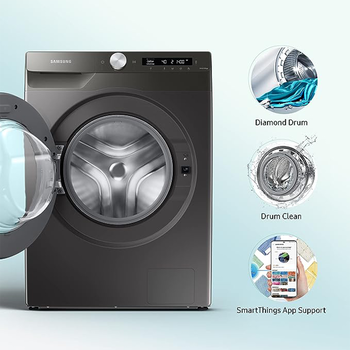 Buy Samsung 8 Kg 5 Star WW80T504DAN1TL Fully Automatic Front Load Washing Machine - Vasanth and Co